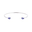 TANZANITE CUFF BRACELET IN WHITE GOLD - CUFF BRACELETS - BRACELETS