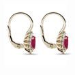 OHRRINGE MIT DIAMANT UND RUBINEN AUS GELBGOLD - OHRRINGE MIT RUBIN - OHRRINGE
