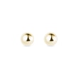 MINIMALIST GOLD BALL STUD EARRINGS - YELLOW GOLD EARRINGS - EARRINGS