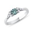 BLUE DIAMOND ENGAGEMENT RING IN WHITE GOLD - FANCY DIAMOND ENGAGEMENT RINGS{% if category.pathNames[0] != product.category.name %} - {% endif %}