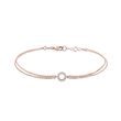BRACELET RAFFINÉ EN OR ROSE AVEC DIAMANTS - BRACELETS AVEC DIAMANTS - BRACELETS