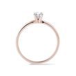 DIAMOND ENGAGEMENT RING IN ROSE GOLD - SOLITAIRE ENGAGEMENT RINGS - ENGAGEMENT RINGS