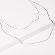 COLLIER EN OR ROSE ET PERLES D'EAU DOUCE 85 CM - COLLIERS DE PERLES - PERLES