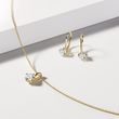 SCHMUCKSET MIT LABORDIAMANTEN IN GELBGOLD - SCHMUCK SETS DIAMANT - SCHMUCK