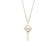 LOVE KEY PENDANT IN GOLD - YELLOW GOLD NECKLACES - NECKLACES