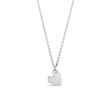 PENDENTIF CŒUR POUR ENFANT EN OR BLANC - COLLIERS POUR ENFANTS - COLLIERS