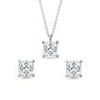 SCHMUCKSET MIT IM LABOR GEZÜCHTETEN DIAMANTEN IN WEISSGOLD - SCHMUCK-SETS - SCHMUCK