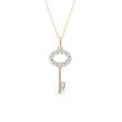 GOLD KEY PENDANT WITH DIAMONDS - DIAMOND NECKLACES{% if category.pathNames[0] != product.category.name %} - {% endif %}