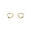HEART EARRING STUDS IN YELLOW GOLD - YELLOW GOLD EARRINGS{% if category.pathNames[0] != product.category.name %} - {% endif %}