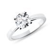 BAGUE DE FIANÇAILLES EN OR BLANC AVEC DIAMANT 1CT - TAILLE BRILLANT - BAGUES DE FIANÇAILLES