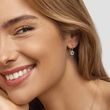WHITE GOLD BLUE DIAMOND JEWELRY SET - DIAMOND SETS - FINE JEWELRY