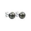 TAHITIAN PEARL JEWELLERY SET IN WHITE GOLD - PEARL SETS - 