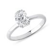 VERLOBUNGSRING MIT 1 CT DIAMANT IM OVALSCHLIFF IN WEISSGOLD - SOLITÄRVERLOBUNGSRINGE - VERLOBUNGSRINGE