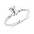 WEISSGOLD-DIAMANTRING - VERLOBUNGSRINGE DIAMANTEN - VERLOBUNGSRINGE