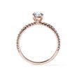 LUXURY DIAMOND ENGAGEMENT RING IN ROSE GOLD - ENGAGEMENT DIAMOND RINGS - ENGAGEMENT RINGS