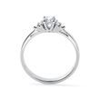 DIAMOND ENGAGEMENT RING IN WHITE GOLD - ENGAGEMENT DIAMOND RINGS - ENGAGEMENT RINGS