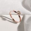 0,5CT CHAMPAGNE DIAMOND RING IN ROSE GOLD - FANCY DIAMOND ENGAGEMENT RINGS - ENGAGEMENT RINGS