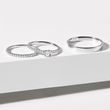 DIAMOND WEDDING RING SET IN 14K WHITE GOLD - WHITE GOLD WEDDING SETS - WEDDING RINGS