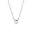 NECKLACE MADE OF ROSE GOLD WITH DIAMOND - DIAMOND NECKLACES{% if category.pathNames[0] != product.category.name %} - {% endif %}