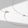 BRILLIANT DIAMOND NECKLACE IN ROSE GOLD - DIAMOND NECKLACES - NECKLACES