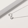 INFINITY NECKLACE IN 14K WHITE GOLD - DIAMOND NECKLACES - NECKLACES