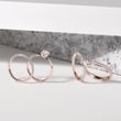 ROSE GOLD AND DIAMOND WEDDING RING - WOMEN'S WEDDING RINGS - WEDDING RINGS