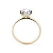 1CT LAB GROWN DIAMOND RING IN YELLOW GOLD - RINGS WITH LAB-GROWN DIAMONDS - ENGAGEMENT RINGS
