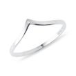 CURVED DIAMOND RING IN WHITE GOLD - WOMEN'S WEDDING RINGS - WEDDING RINGS