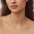 FRESHWATER PEARL NECKLACE IN WHITE GOLD - PEARL PENDANTS - PEARL JEWELLERY