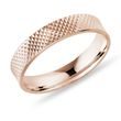 HERRENRING MIT ZARTEM MUSTER IN ROSÉGOLD - TRAURINGE FÜR HERREN - TRAURINGE