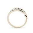 CHANNEL-SET DIAMOND BYPASS RING IN YELLOW GOLD - WOMEN'S WEDDING RINGS - WEDDING RINGS