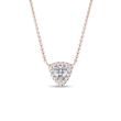 DIAMANTHALSKETTE TRILLION IN ROSÉGOLD - KETTEN MIT DIAMANTEN - KETTEN