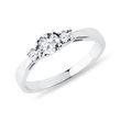 BAGUE D'OR BLANC DESIGN AVEC DIAMANTS - BAGUES DE FIANÇAILLES EN DIAMANT - BAGUES DE FIANÇAILLES