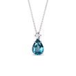 TOPAS ANHÄNGER MIT DIAMANTEN - KETTEN MIT TOPAS - KETTEN