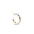 YELLOW GOLD DIAMOND SINGLE EARRING - SINGLE EARRINGS - EARRINGS