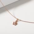 KINDERANHÄNGER AUS ROSÉGOLD MIT DIAMANTEN - KINDER ANHÄNGER - KETTEN