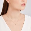 SMALL LEAF NECKLACE IN YELLOW GOLD - SEASONS COLLECTION - KLENOTA COLLECTIONS