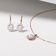 MORGANITE AND DIAMOND ROSE GOLD NECKLACE - MORGANITE NECKLACES - NECKLACES