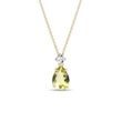 DIAMOND AND LEMON QUARTZ NECKLACE IN YELLOW GOLD - GEMSTONE NECKLACES{% if category.pathNames[0] != product.category.name %} - {% endif %}