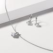 KARÁTOVÉ NÁUŠNICE Z BÍLÉHO ZLATA S LAB GROWN DIAMANTY - DIAMANTOVÉ NÁUŠNICE - NÁUŠNICE