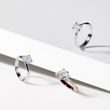 ROSE GOLD OVAL DIAMOND RING WITH SIDE DIAMONDS - DIAMOND ENGAGEMENT RINGS - ENGAGEMENT RINGS