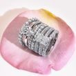 BRILLANT-EWIGKEITSRING AUS WEISSGOLD - TRAURINGE FÜR DAMEN - TRAURINGE