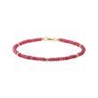 RUBY BRACELET IN GOLD - MINERAL BRACELETS - BRACELETS