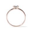 BEZEL DIAMOND ENGAGEMENT RING IN ROSE GOLD - ENGAGEMENT DIAMOND RINGS - ENGAGEMENT RINGS