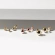 TINY YELLOW GOLD BALL STUDS - YELLOW GOLD EARRINGS - EARRINGS