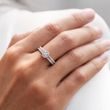 DIAMOND ENGAGEMENT RING IN WHITE GOLD - ENGAGEMENT DIAMOND RINGS - ENGAGEMENT RINGS