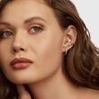 MODERNER EAR CUFF MIT PERLE IN ROSÉGOLD - EAR CUFFS - OHRRINGE