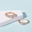 LUXURY DIAMOND RING IN PINK GOLD - ENGAGEMENT DIAMOND RINGS - ENGAGEMENT RINGS