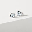 OHRSTECKER MIT AQUAMARIN AUS WEISSGOLD - OHRRINGE AQUAMARIN - OHRRINGE