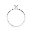 CLASSIC WHITE GOLD ENGAGEMENT RING WITH DIAMOND - SOLITAIRE ENGAGEMENT RINGS - ENGAGEMENT RINGS